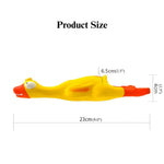 Soft Durable Latex Duck Dog Toy with Squeaker for Chewing Fun - GreenFur