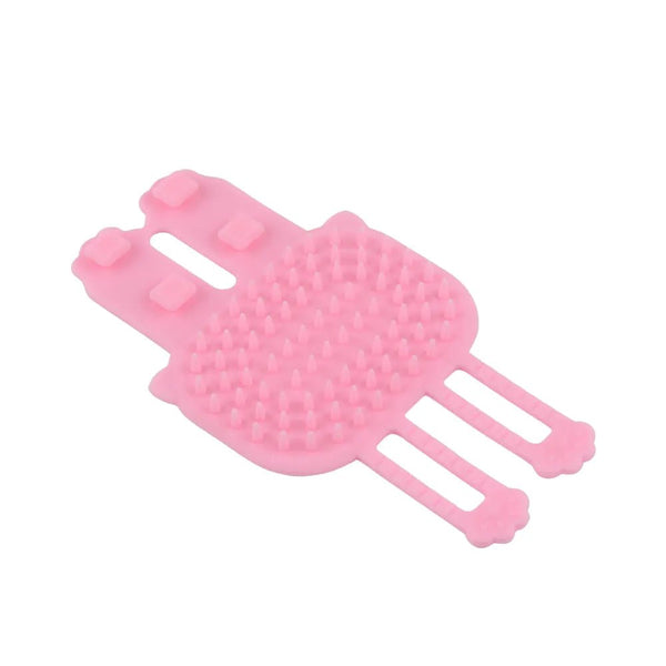 Soft Flexible Silicone Pet Grooming Massage Brush - GreenFur