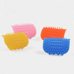 Soft Flexible Silicone Pet Grooming Massage Brush - GreenFur
