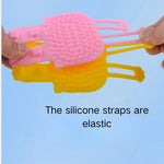 Soft Flexible Silicone Pet Grooming Massage Brush - GreenFur