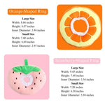 Soft Plush Cat Recovery Collar Fruit Style Anti Licking Neck Ring - GreenFur