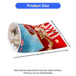 Soft Plush Cat Sleeping Bag with Crinkle Sound for Winter - GreenFur
