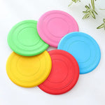 Soft TPR Lightweight Dog Flying Disc Toy, 6.8" - GreenFur