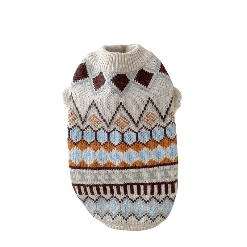 Soft Warm Dog Puppy Clothes Knitted Dog Sweater - GreenFur