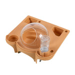 Space Capsule Style Hamster Cage Accessory Set with Water Bottle - GreenFur