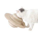 Space - Themed Handmade Natural Sisal Jute Cat Scratching Toy - GreenFur