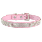 Sparkling Rhinestone Dog Collar for Small Medium Dogs - GreenFur