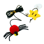 Spider - shaped Cat Toy with Elastic Rope for Door Hanging Fun - GreenFur