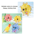 Spinning Bird Toy with Randomly Colored Beads - GreenFur