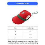 Sporty and Stylish Polyester Sun Protection FPF Pet Sun Cap - GreenFur