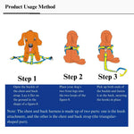 Sporty Reflective Braided Dog Leash with Harness - GreenFur