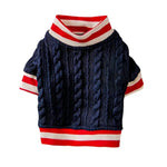 Spring and Fall Cable Knit Sweater for Small Dogs - GreenFur