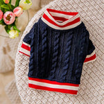 Spring and Fall Cable Knit Sweater for Small Dogs - GreenFur
