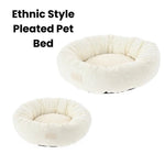 Spring and Summer Style Calming Donut Pet Bed - GreenFur