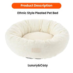 Spring and Summer Style Calming Donut Pet Bed - GreenFur
