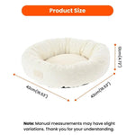 Spring and Summer Style Calming Donut Pet Bed - GreenFur
