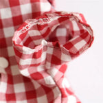 Spring Dog Fashion Plaid Shirt Denim Overalls with Hood - GreenFur