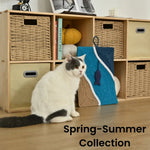 Spring - Summer Collection Marine Style Jute Cat Scratching Mat - GreenFur