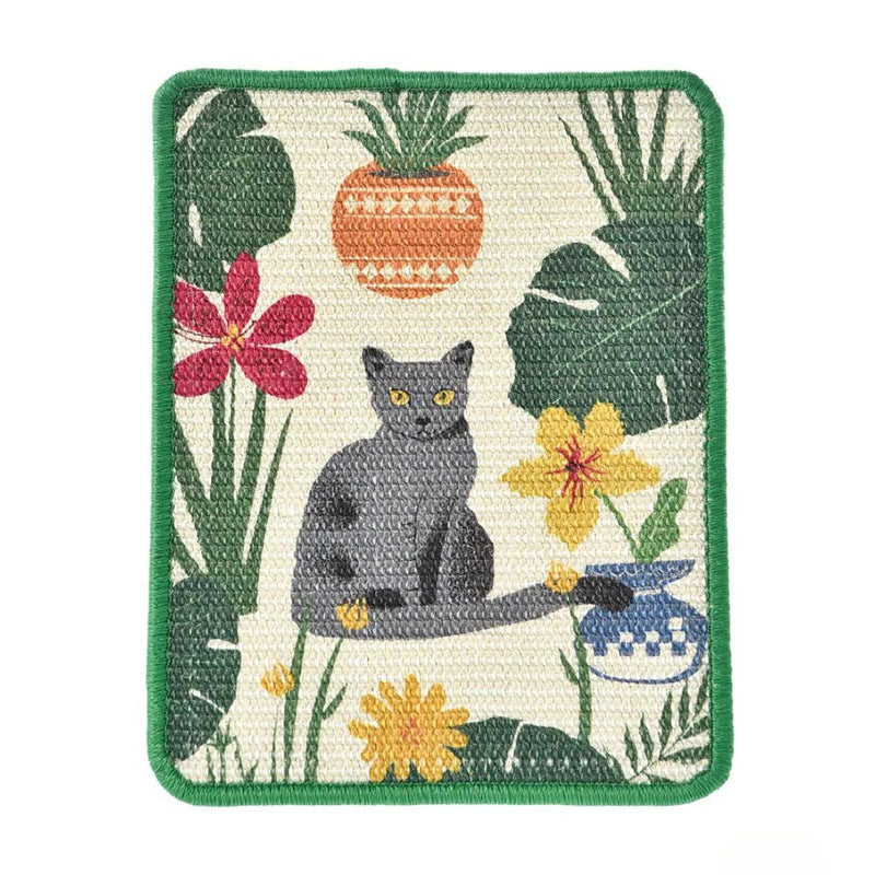 Spring - Summer Collection Tropical Style Sisal Cat Scratching Mat - GreenFur