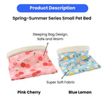 Spring - Summer Series Comfortable Small Animals Sleeping Bag - GreenFur