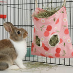 Spring - Summer Series Hangable Small Animals Hay Feeding Bag - GreenFur