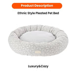 Spring & Summer Style Calming Donut Pet Bed - GreenFur