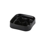 Square Anti - Spill Non - Slip PP Pet Slow Feeder Bowl - GreenFur