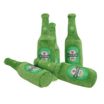 Squeaky Beer Themed Plush Toy Perfect for Dog Playtime - GreenFur