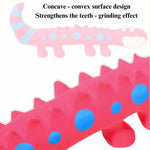 Squeaky Chameleon Shape Chew Toy for Dogs - GreenFur