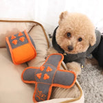 Squeaky Cleaning Teeth Rubber Chew Cheap Plush Dog Toys - GreenFur