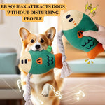 Squeaky Dog Toy Grinding and Cleaning Self - Amusement Cotton Rope Pet Toy - GreenFur
