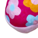 Squeaky Floral Slipper Plush Chew Toy for Dogs - GreenFur