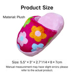 Squeaky Floral Slipper Plush Chew Toy for Dogs - GreenFur