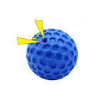 Squeaky Rubber Ball Treat Dispenser Interactive Dog Toys - GreenFur