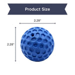Squeaky Rubber Ball Treat Dispenser Interactive Dog Toys - GreenFur