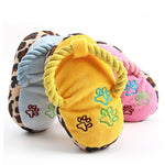Squeaky Slipper Plush Dog Toy with Knotted Rope - GreenFur