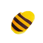 Squeaky Striped Slipper Plush Chew Toy for Dogs - GreenFur