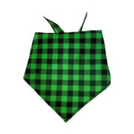 St Patrick Day Clover Pet Bandana Triangle Scarf for Cats and Dogs - GreenFur