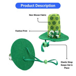 St Patrick Day Clover Pet Hat Costume Accessory for Cats and Dogs - GreenFur