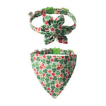 St Patrick Day Green Cat Collar Two Piece Set - GreenFur
