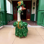 St Patrick Day Green Shamrock Goose Outfit with Hat - GreenFur