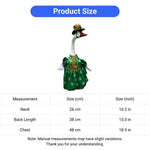St Patrick Day Green Shamrock Goose Outfit with Hat - GreenFur
