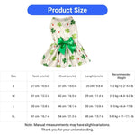 St Patrick Day Pet Princess Dress Shamrock Party Outfit - GreenFur