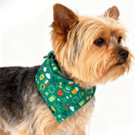 St Patrick Irish Festival Pet Bandana Triangle Scarf Decorative Drool Bib for Dogs and Cats - GreenFur