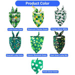 St Patrick Irish Festival Pet Bandana Triangle Scarf Decorative Drool Bib for Dogs and Cats - GreenFur