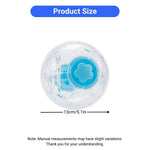 Stable Indoor and Outdoor Transparent Hamster Running Ball - GreenFur