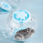Stable Indoor and Outdoor Transparent Hamster Running Ball - GreenFur