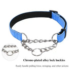 Stainless Steel Collar For Dog and Cat Chain Martingale Pet Collar - GreenFur