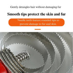 Stainless Steel Pet Grooming Comb for De - shedding and Itch Relief - GreenFur