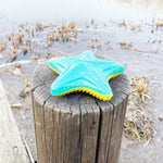 Starfish Shape Squeaky Luminous Toy TPR Floatable Dog Toys - GreenFur